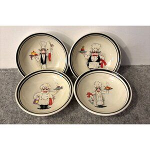 Set of 4 HD Designs Le Chef Dip/Sauce Bowls 4"  # 3167